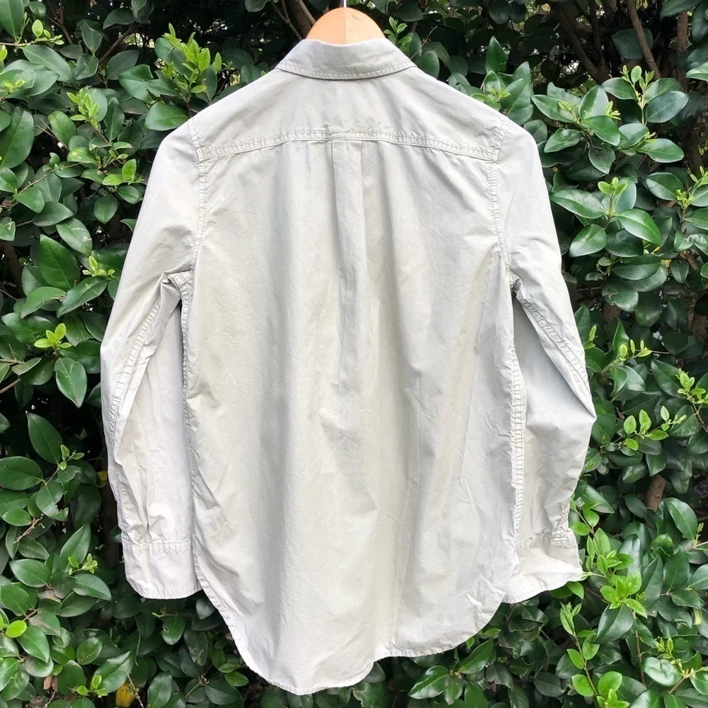 J. Crew beaded safari shirt